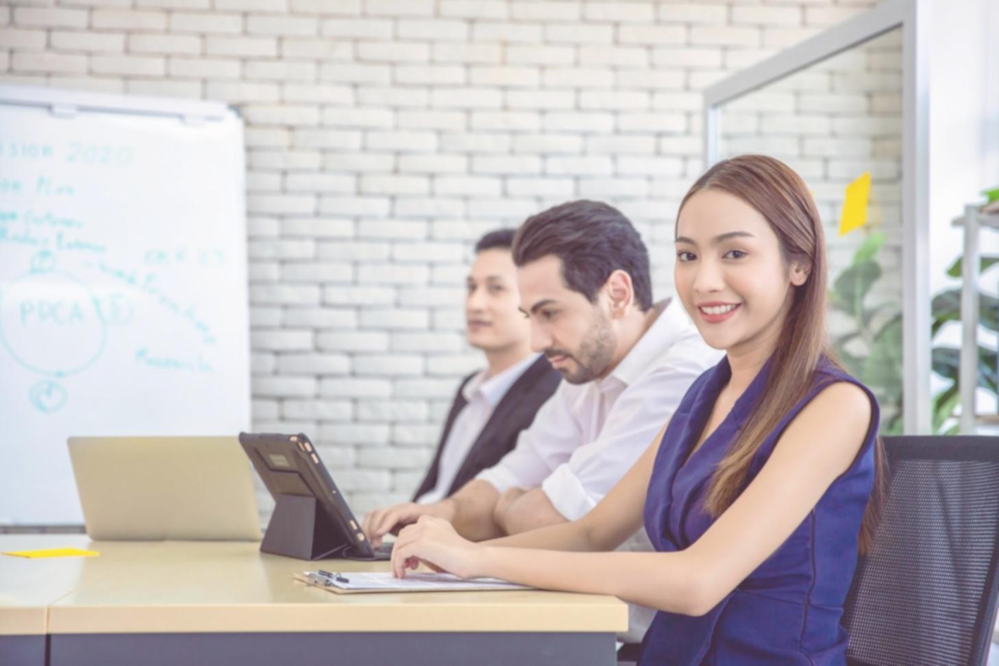 Modern service business office demonstrating professional growth and efficiency